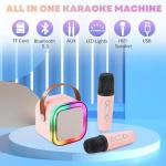 Portable LED Bluetooth Speaker – 5W Wireless Sound Speaker with RGB Lights, 2000mAh Battery & Bluetooth 5.3 (Compact & Travel Friendly)