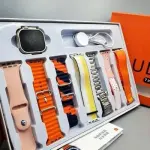 Smartwatch with 7 Interchangeable Straps – Stylish Fitness Watch for Men & Women | Rechargeable Smart Watch for Daily Use